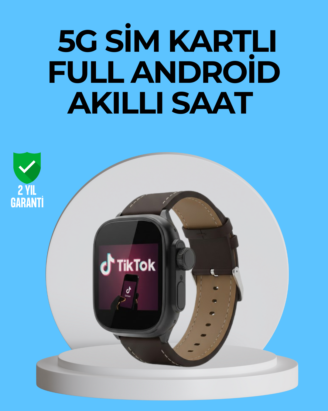 Kamera Özellikli Akıllı Saat Play Store Destekli - Standart / Standart