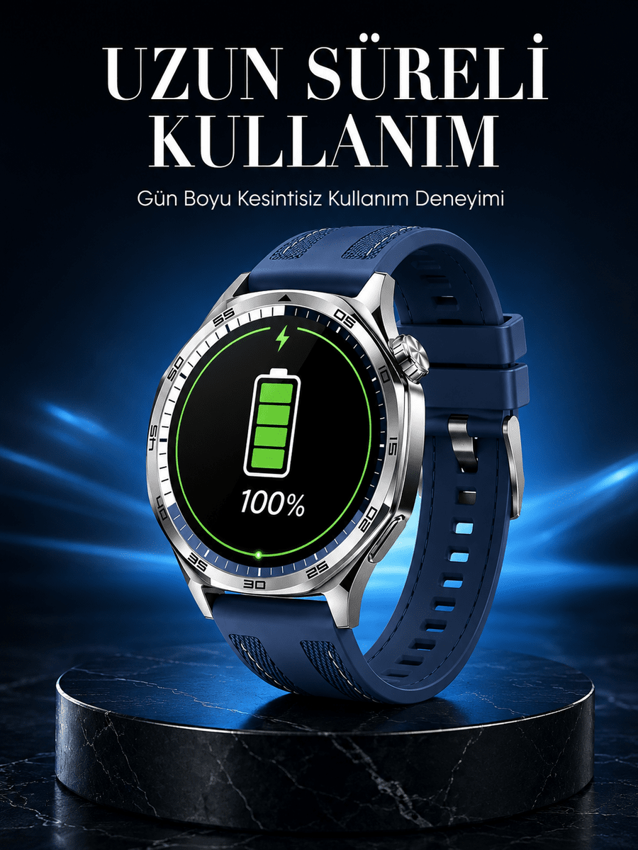 3 Değiştirilebilir Kordonlu Suya Dayanıklı Bluetooth Akıllı Saat - Standart / Standart