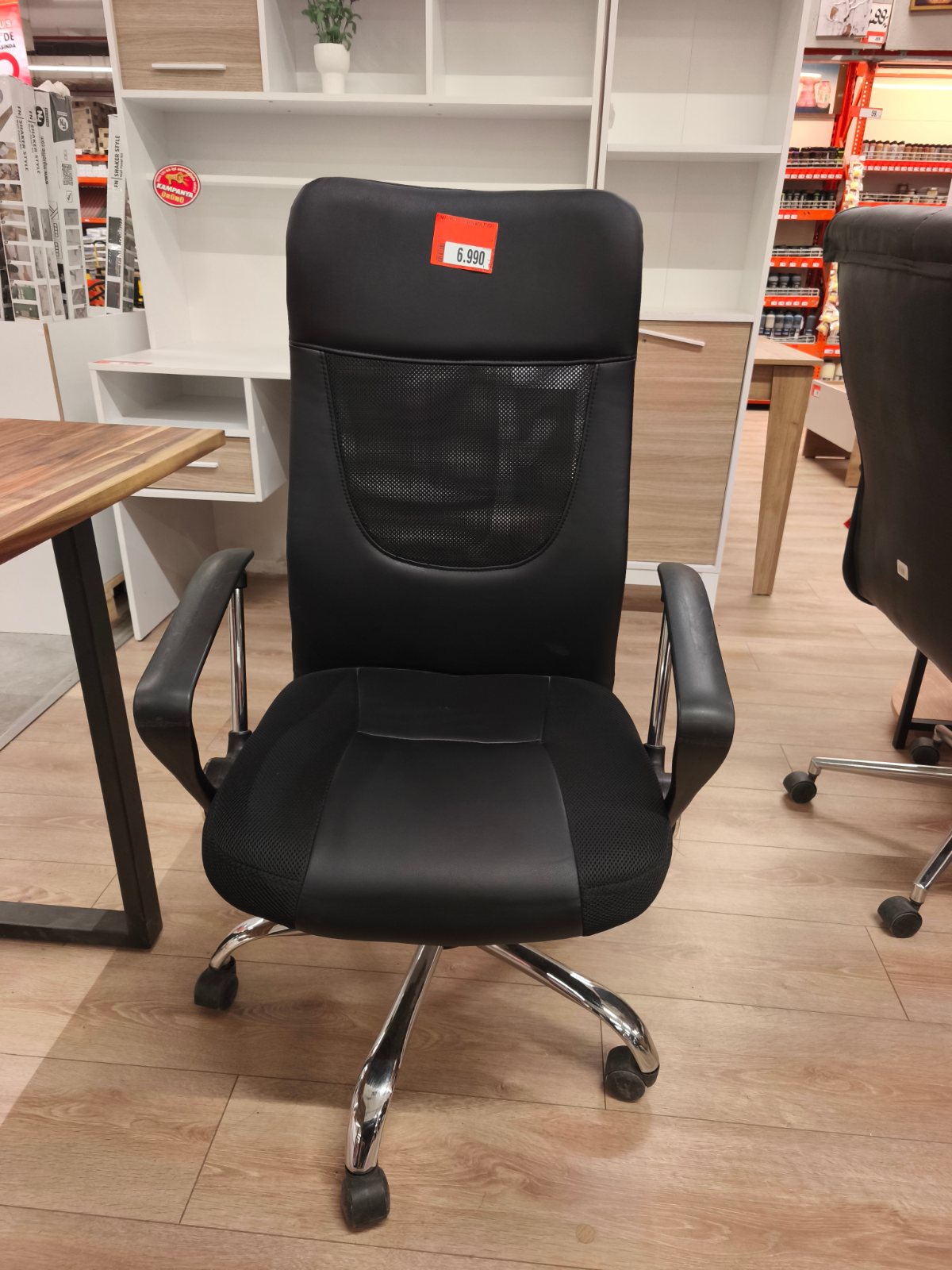 Siyah Ofis Çalışma Koltuğu