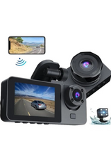 1080p Full Hd Çözünürlüklü Üç Kameralı Araç İçi Kamera - Park Ve Sürüş Güvenliği