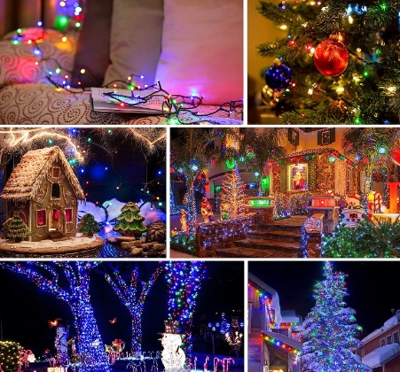 11m 100 Led Rgb Solar Mz-322