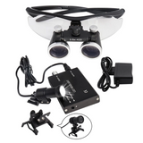 3.5x420mm Diş Cerrahi Gözlük Lens Büyüteç,taşıma Çantalı