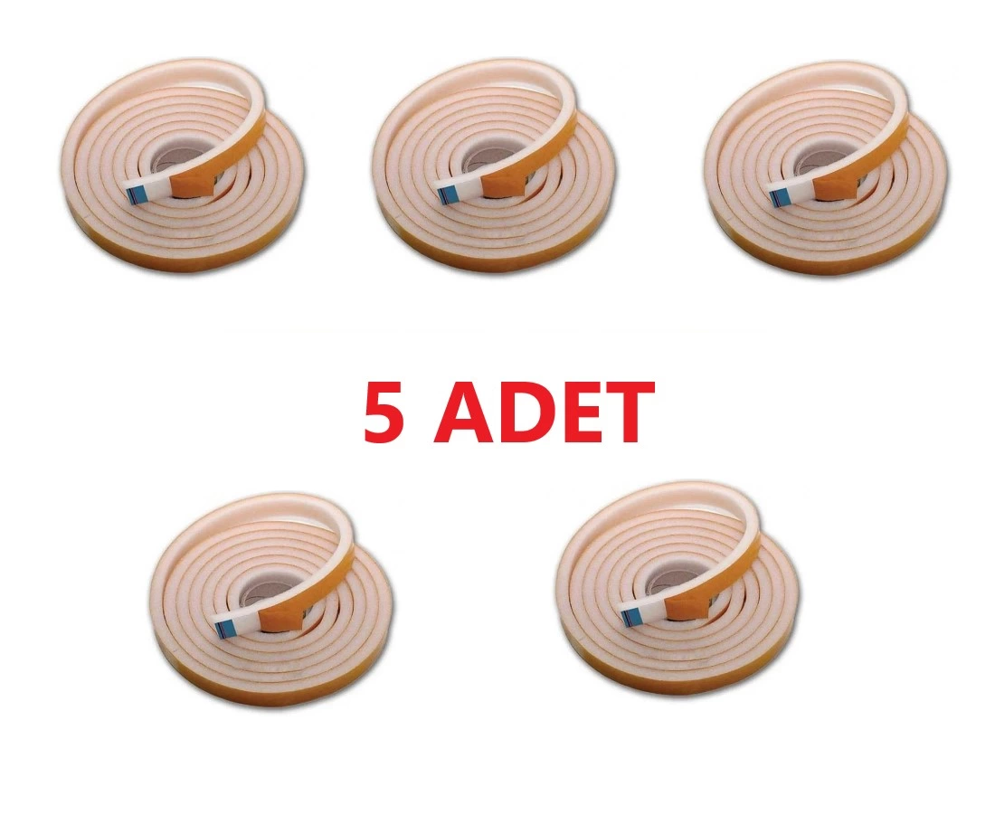 5 Adet 9 Metre Pencere Izolasyon Bandı Yapışkanlı Cam Yalıtım Süngeri Rüzgar Soğuk Kesici Pimapen...