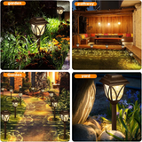 6'lı Solar Bahçe Aydınlatması Beyaz Işık Mz-304