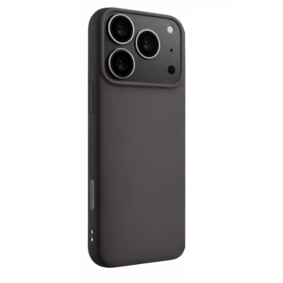 Apple İphone 17 Pro Max Nano İçi Kadife Silikon - Gri