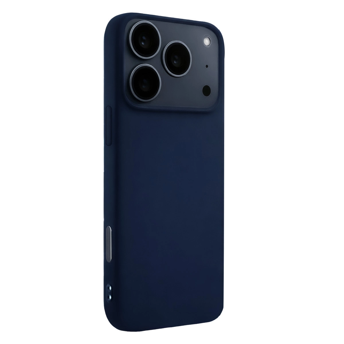 Apple İphone 17 Pro Max Nano İçi Kadife Silikon - Lacivert