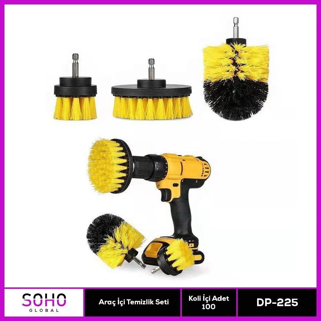 Araç İçi Temizlik Seti Matkap Ucu