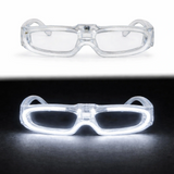 Beyaz Led Işıklı Parti Gözlüğü 3 Modlu – Glow Gece Eğlence Gözlüğü