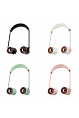 Boyunluk Fan Hava Soğutucu Vantilatör Boyuna Asmalı Şarjlı 3 Kademeli Mini Klima Beyaz