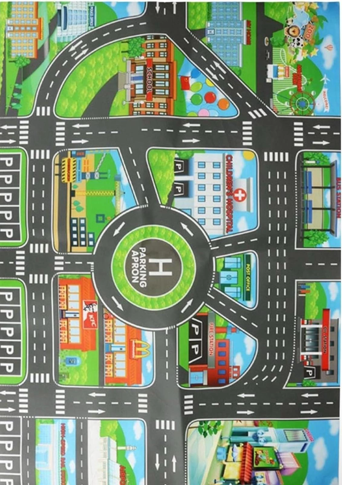 Çocuk Oyun Matı (mutlu Şehir Hayatı)