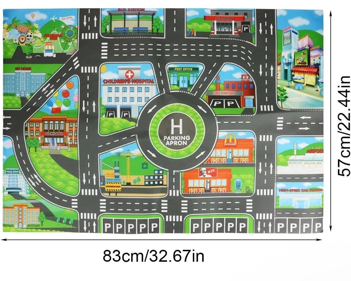 Çocuk Oyun Matı (mutlu Şehir Hayatı)