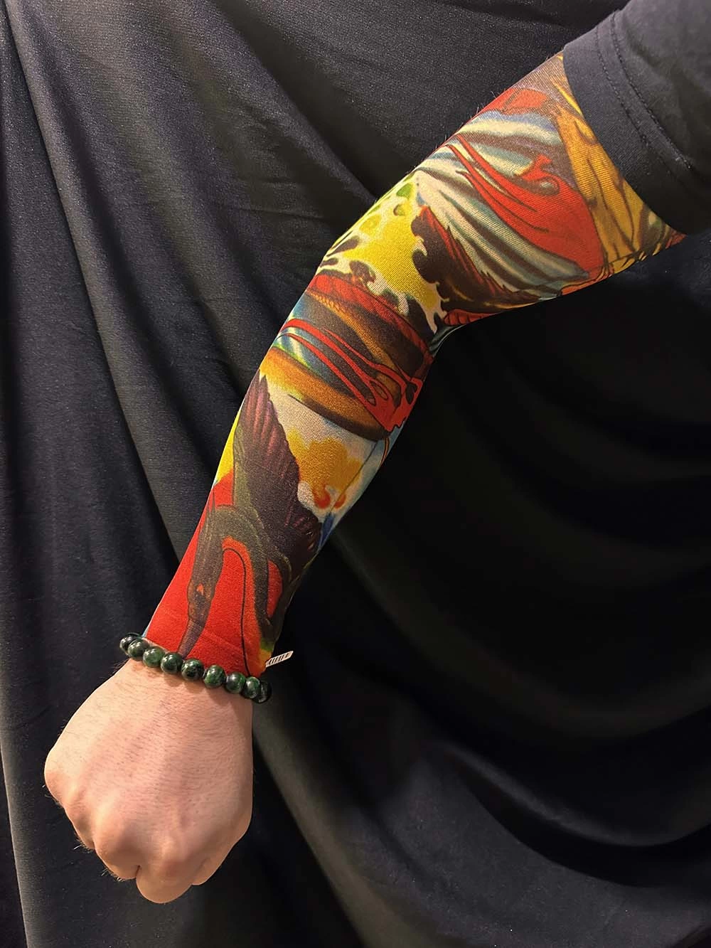 Çorap Dövme Giyilebilir Kol Bacak Dövmesi Likralı 2 Adet Model 25