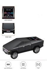 D68 Cyber Model Araba Tasarımlı Bluetooth Hoparlör 15w Güçlü Ses Rgb Led /tws/usb Siyah