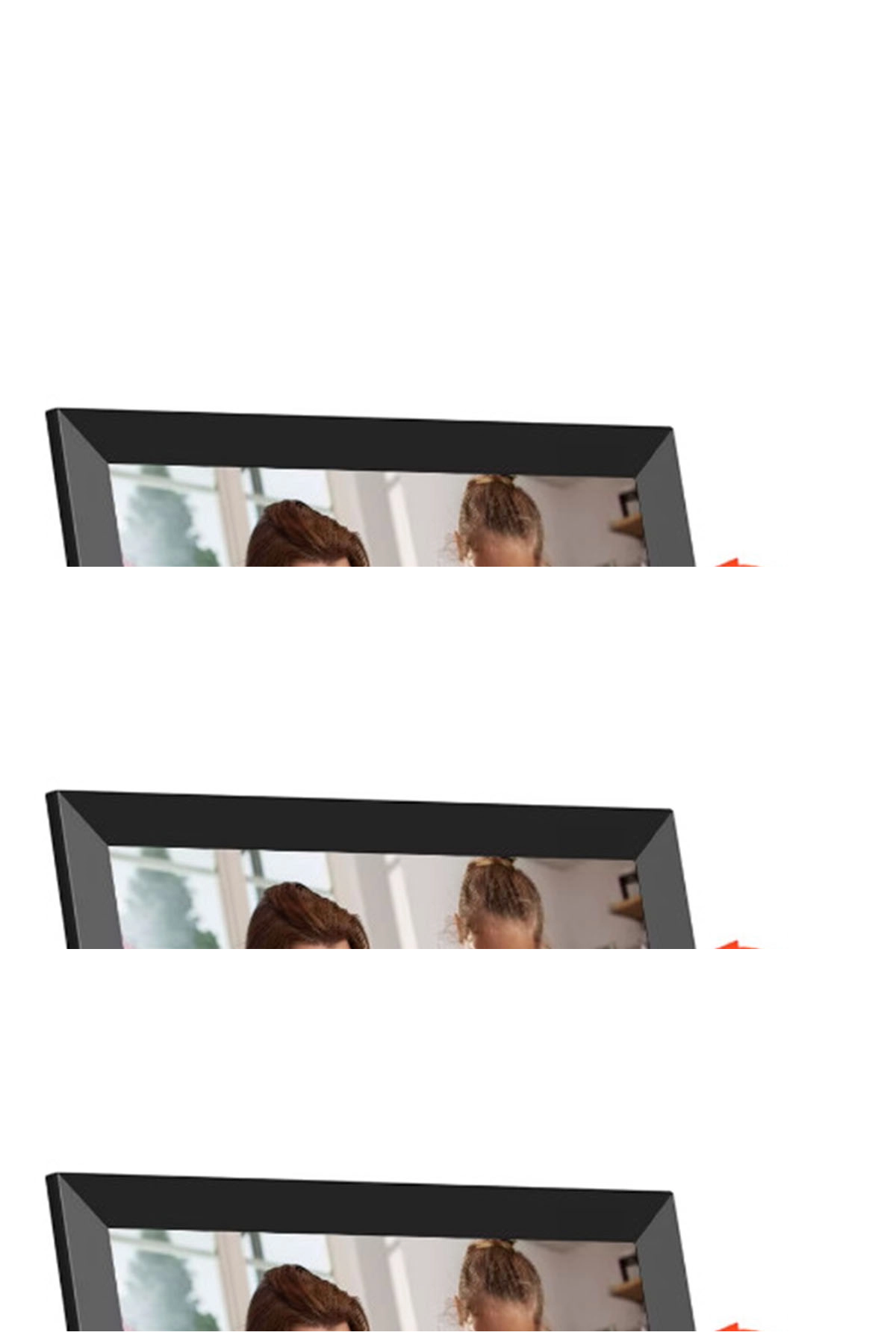 Dijital Fotoğraf Çerçevesi Wifi 10.1 İnç 32gb Dokunmatik Ekran, Uygulama Üzerinden Fotoğraf/video Paylaşımı