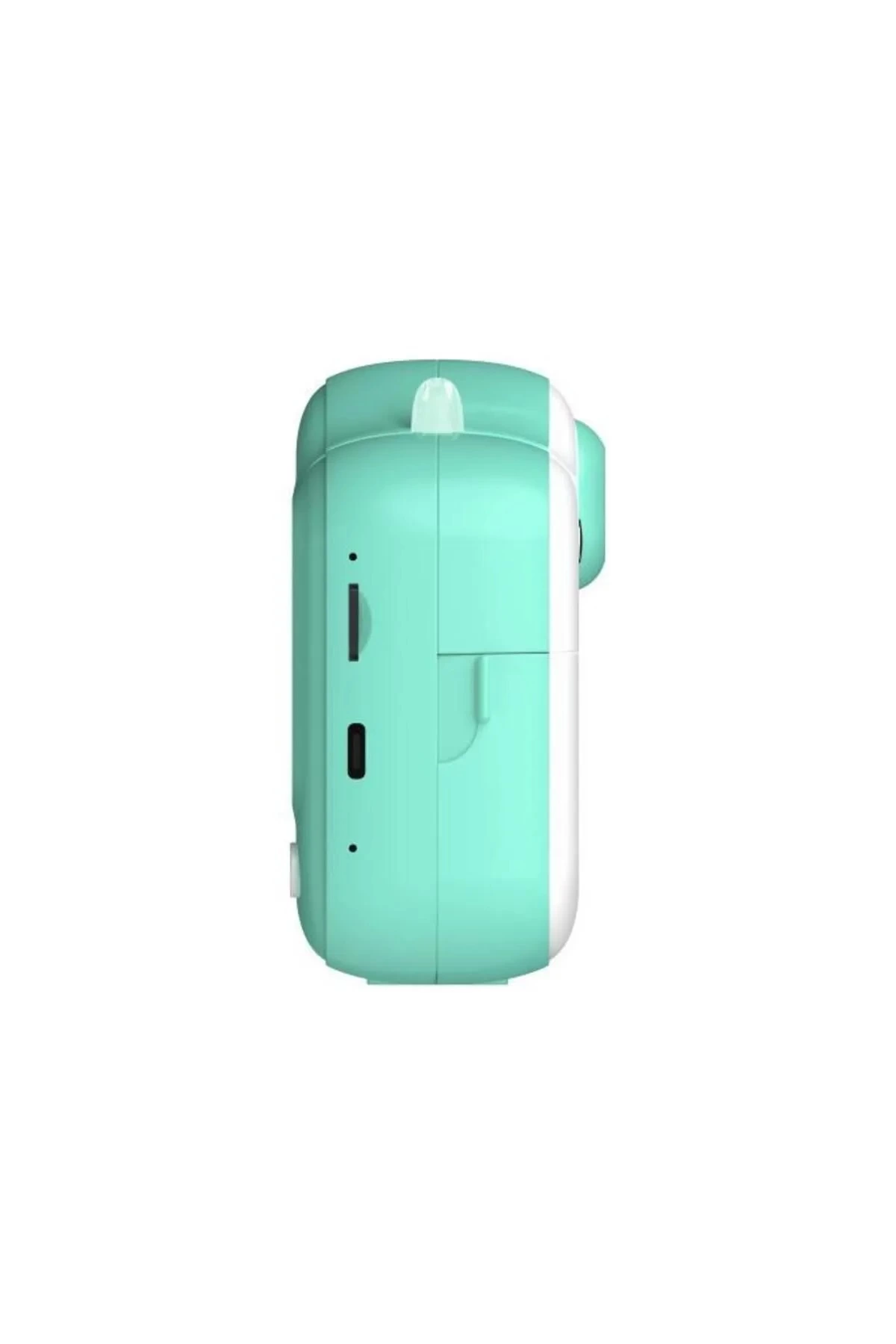 Dijital Video Kayıt Fotoğraf Çocuk Kamerası Anlık Termal Resim Kağıt Baskılı Mavi