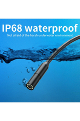 Endoskop Yılan Video Kamera İos Uyumlu Led’li 10 Metre 7 Mm Sert Kablo 2mp Full Hd