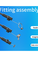 Endoskop Yılan Video Kamera İos Uyumlu Led’li 10 Metre 7 Mm Sert Kablo 2mp Full Hd