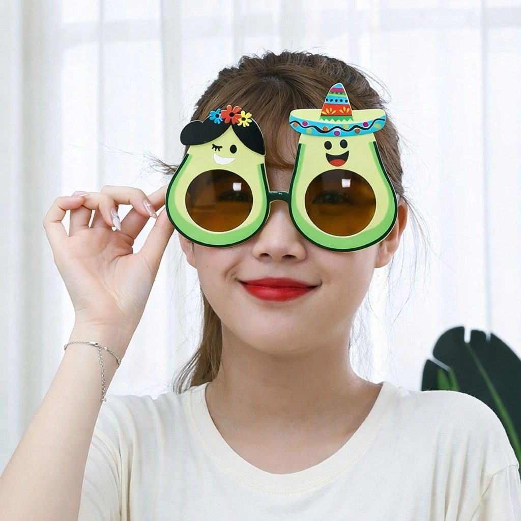 Hawaii Temalı Avokado Gözlük – Kostüm Parti Gözlüğü