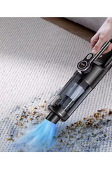 Işıklı Araç Süpürgesi Kablosuz 22.000 Pascal Çekim Gücü Vakum Ve Üfleme 2in1 10başlık Metal Filtreli