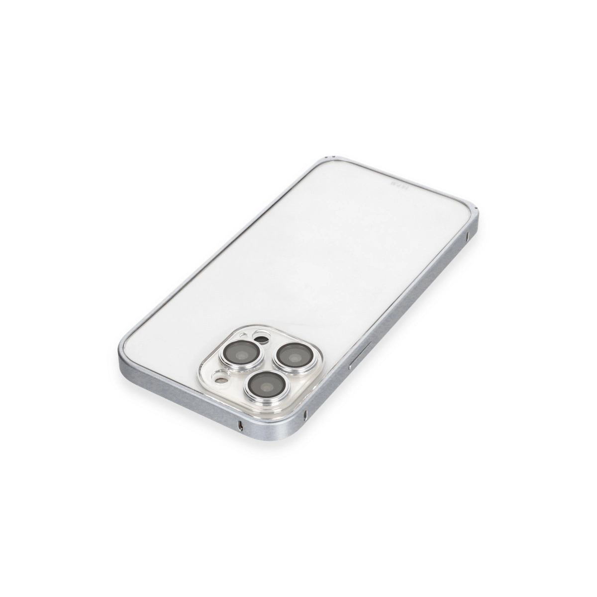 Joko İphone 15 Pro Max Metal Bumper Mat Kapak - Gri