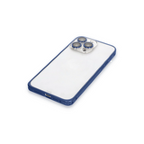 Joko İphone 15 Pro Max Metal Bumper Mat Kapak - Lacivert