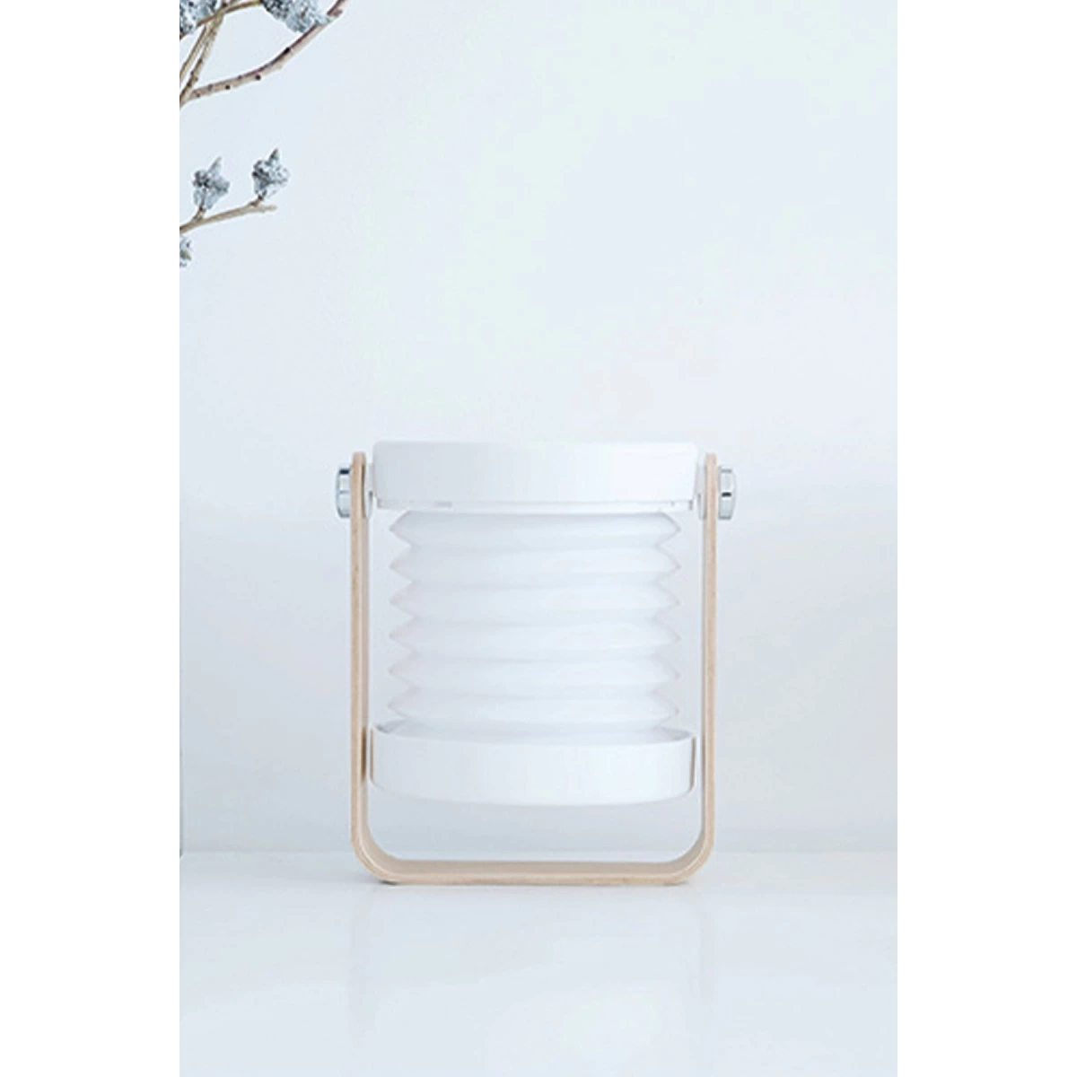 Jp-dld Kamp Lambası Görünümlü Dekoratif Gece Lambası - Beyaz