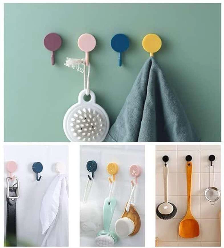 Kendinden Yapışkanlı Renkli Duvar Askısı