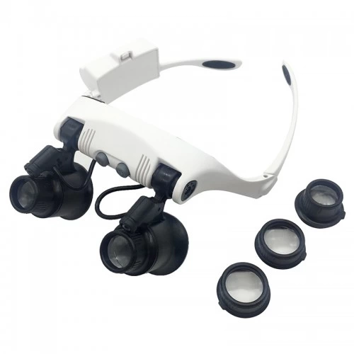 Kuyumcu,saat Onarım Için 10x15x20x25x Mercekli Gözlük Büyüteç9892g3a