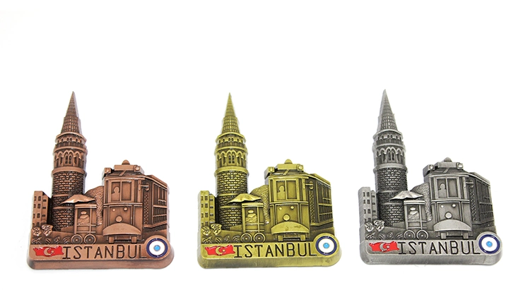 Metal İstanbul Temalı Yöresel Magnet 2alk78
