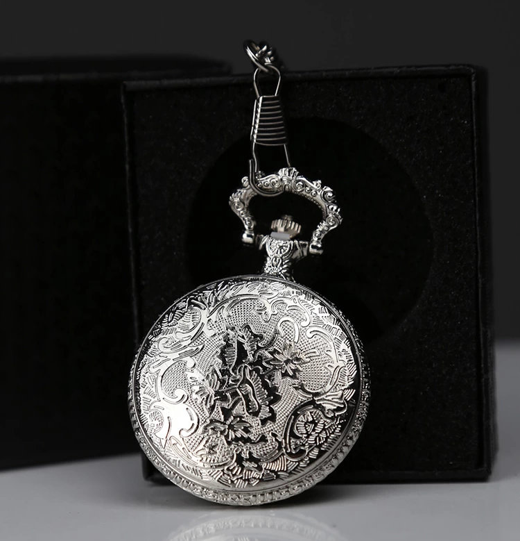 Özel Kutulu Gümüş Köstekli Saat Alk4686