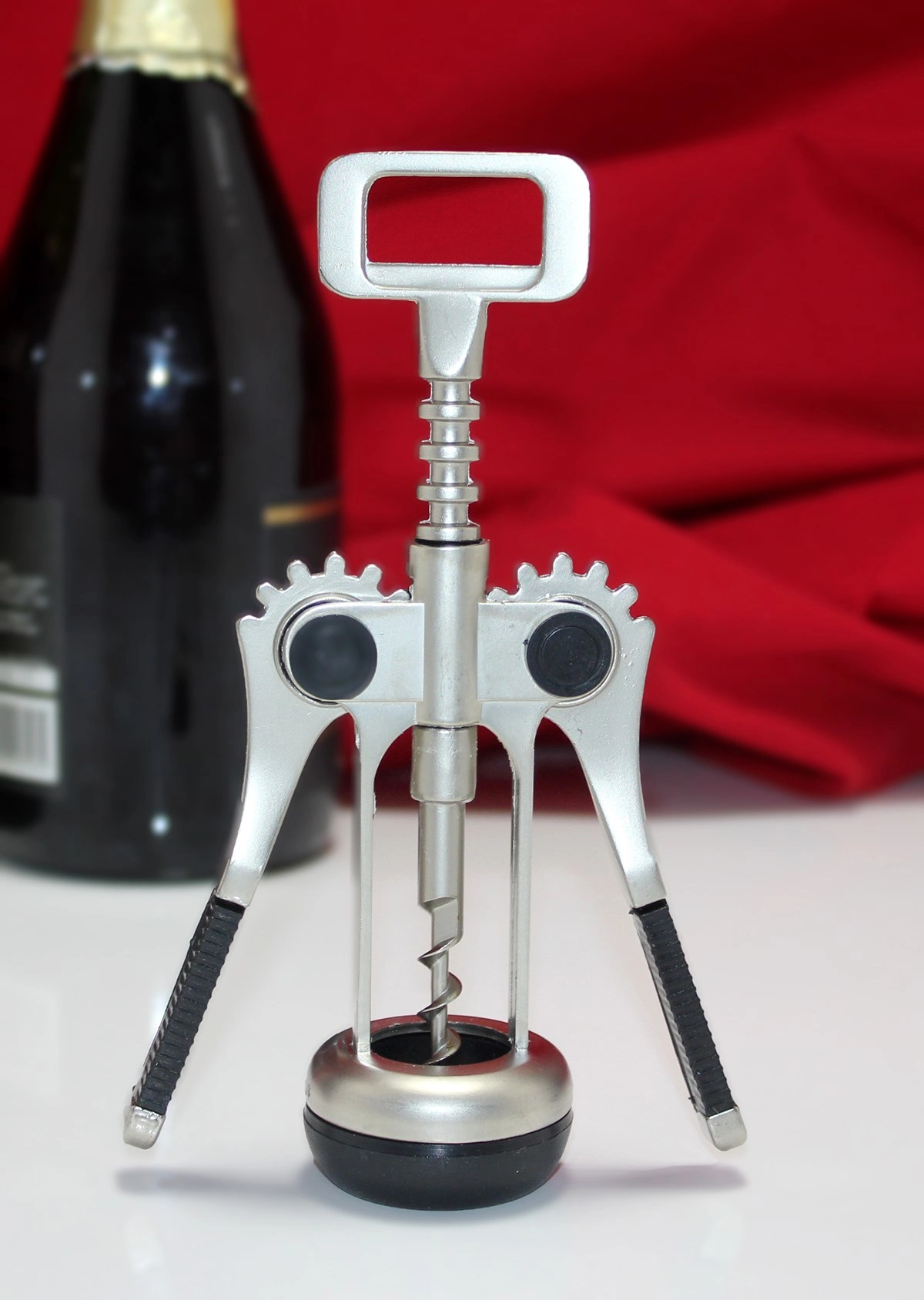 Paslanmaz Çelik Tirbuşon Açacak Şarap Açacağı Alk21