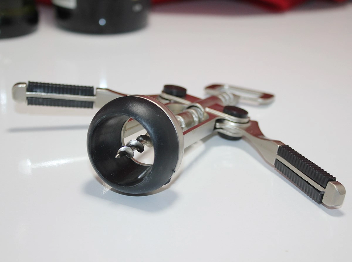 Paslanmaz Çelik Tirbuşon Açacak Şarap Açacağı Alk21