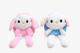 Peluş Işıklı Oynar Kulaklı My Melody Ve Cinnamoroll Sırt Çantası Alk3012