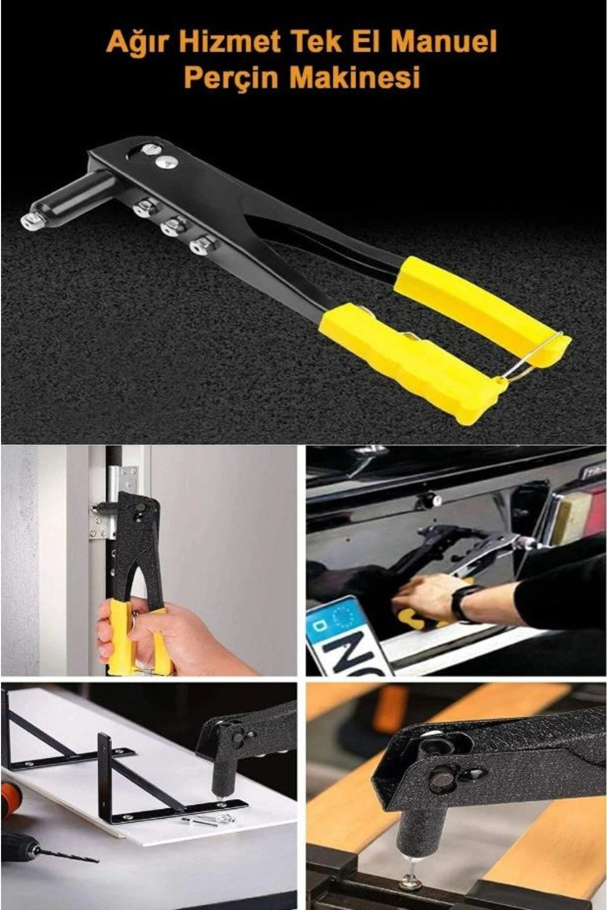 Profesyonel Perçin Makinesi Araç Koltuk Mobilya Perçin Hediyeli