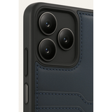 Realme Note 50 4g Kılıf Sara Kartvizitli Deri Kılıf - Lacivert