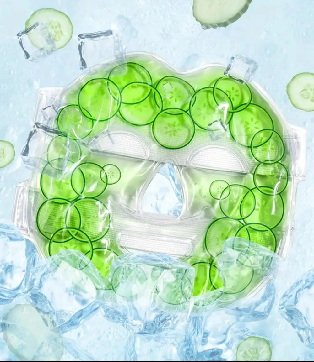 Salatalık Desenli Termojel – Soğuk Sıcak Kullanım, Rahatlatıcı Jel Ped