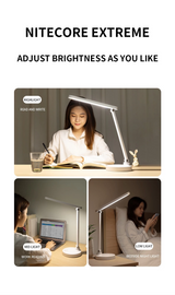 Şarjlı 40 Led Çalışma Okuma Işığı Kademeli Masa Lambası Ayarlanabilir Renk Tonu Ve Parlaklık Ps-1912