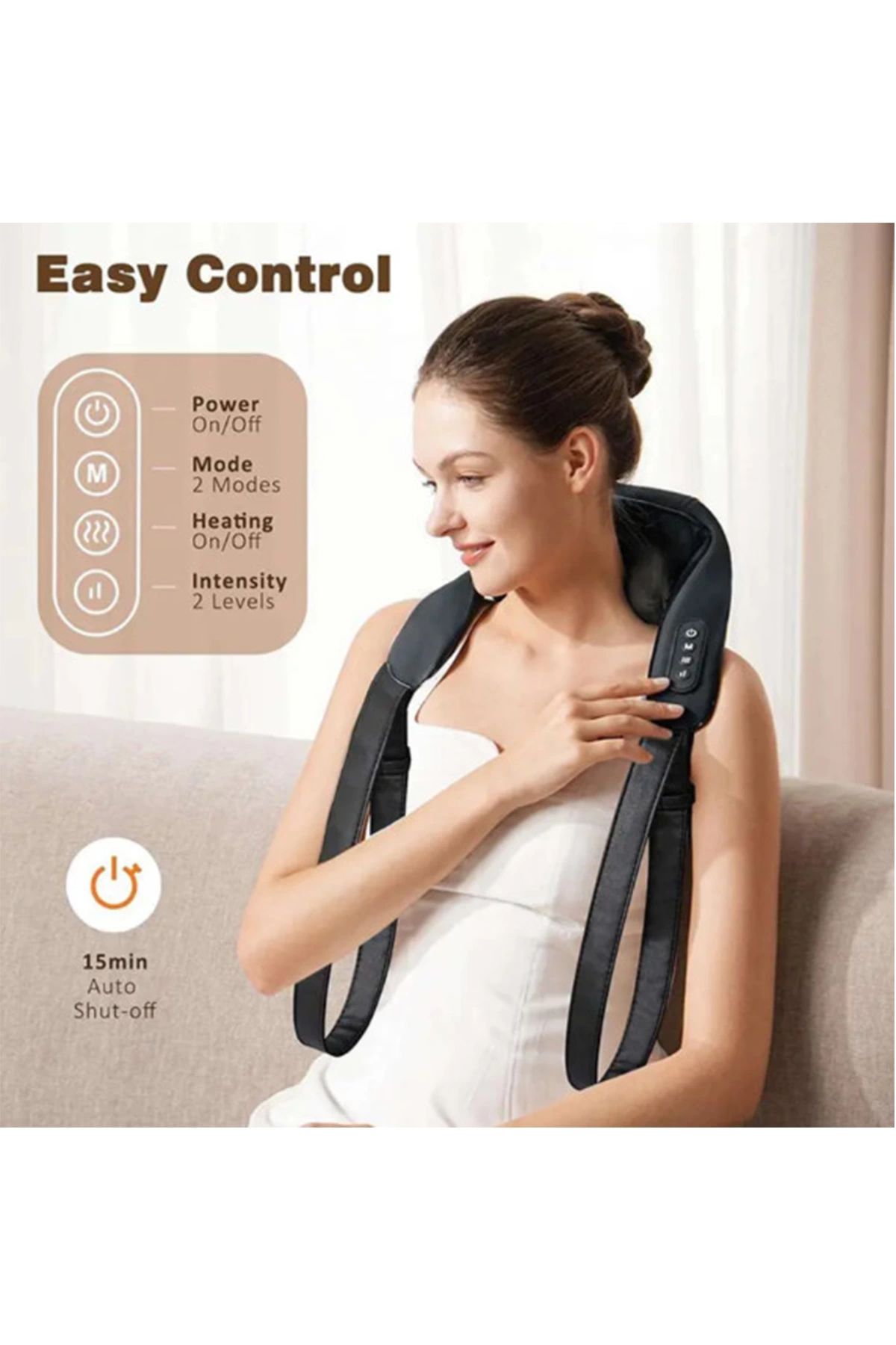 Şarjlı Ovmalı Isıtmalı Masaj Aleti Insan Eli Yoğurma Hissi Yeni Model