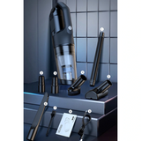 Vc006 50w 4000 Mah Bataryalı Kablosuz Çok Fonksiyonlu Araç Süpürge - Siyah