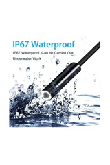 Vtn-02 Endoskop Yılan Video Kamera Led’li 2 Metre 7 Mm Sert Kablo Su Geçirmez