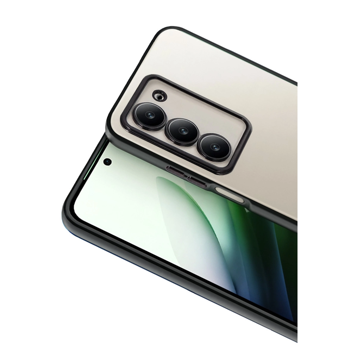 Xiaomi Redmi 15 4g Razer Lensli Silikon - Siyah