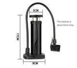 Yüksek Basınçlı Alüminyum Gümüş Renk Top Bisiklet Taşınabilir Hava Ayak Pompası