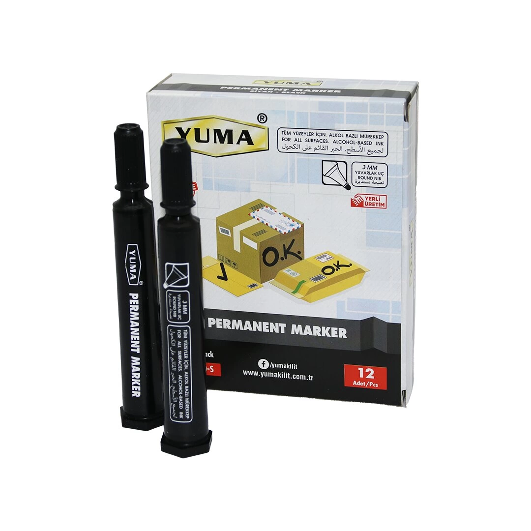 Yuma Ym-790s Siyah Koli Kalemi 12