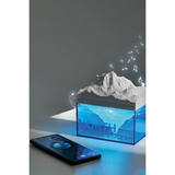 Z4 Kuzey Okyanus Temalı Gece Lambası Özellikli Bt Kablosuz Hoparlör - Mavi